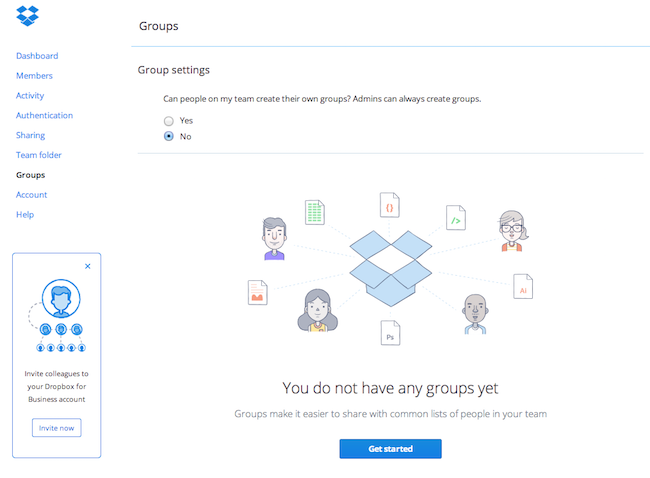 Admin disallow team members to create groups